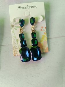 Combo 10pairs Korean Glassstone Earrings