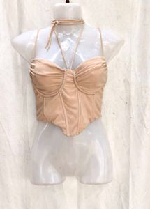 I. Sheer Corset Style Top