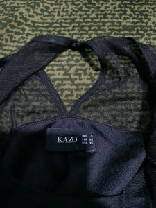 Kazo Sheer Black Top