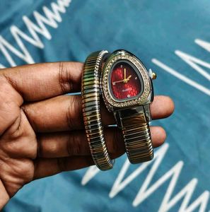 Elegant Bvlgari Serpenti Inspired Watch