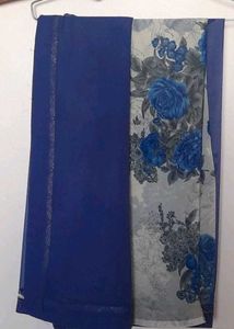 Flower Print Saree
