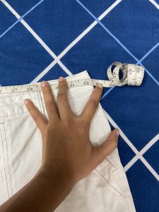 White Cargo Pants