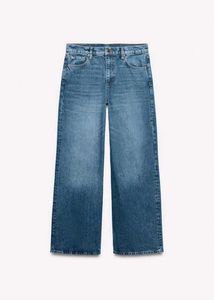 Zara Wide Leg Blue Jeans