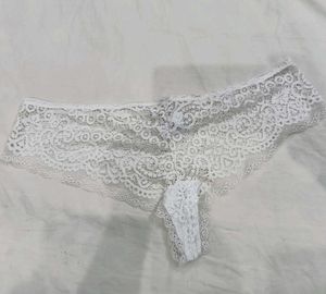 🪔 White Lace Briefs