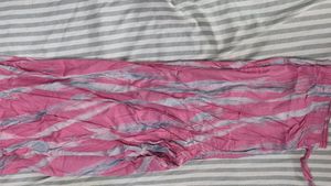 Pink &amp; Grey Striped Palazzo Pants