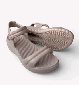 Stylish Beige Platform Sandals