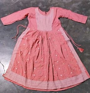 Pink Embroidered Kurta Set