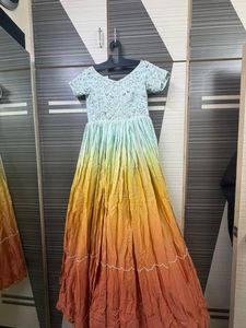 Stunning Ombre Ethnic Gown