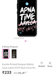 Printed Designer Mobile Case realme C21Y Back Cover