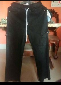 Black Joggers with Drawstring