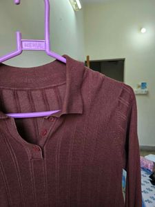 Cozy Ribbed Henley Top