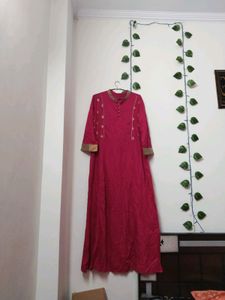 Women's Pink Long Dress