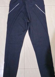 Dark Wash Athletic Pants