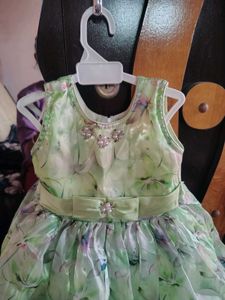 Sparkling Floral Baby Dress