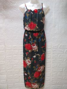 Floral Print Maxi Dress