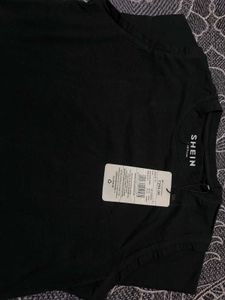 SHEIN Black T-Shirt