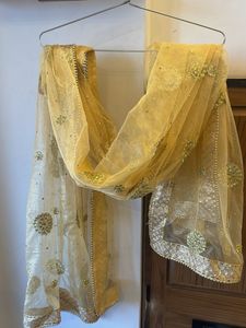 Embellished Net Dupatta