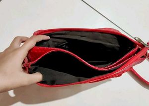 LDR Red Lace Bag/Purse