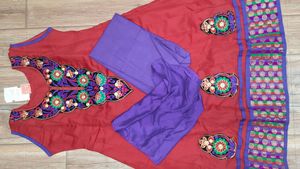 Anarkali Suit With Chudidar Pajama &amp; Dupatta Set🛍