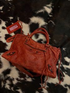 Rare Balenciaga Red city bag Handbag