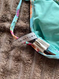Floral Print Paded Bikini Top