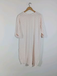 White Printed Casual Kurta (Women)