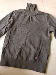 Dark Turtleneck Sweater