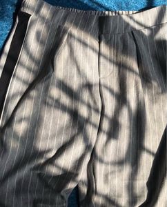 Striped Trousers with Side Stripe