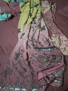 Embellished Ombre Saree