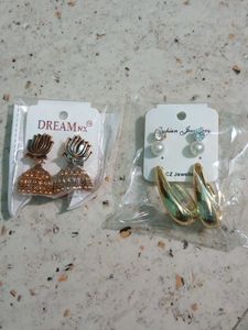 Set of 2 Pairs Earrings