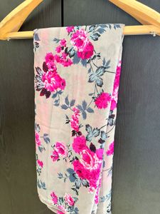 New Floral Print Saree