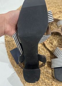 Brand New Striped Strappy Sandals
