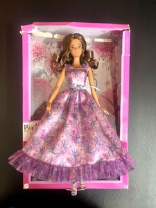 Barbie Birthday Wishes Doll in Floral Gown
