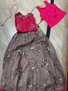 Embroidered Lehenga Choli Set