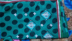 Designer Polka Dot saree with blouse
