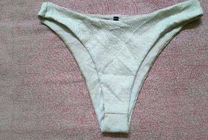 White Thong Bikini Bottom