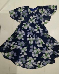 Floral Print Flowy Midi Dress