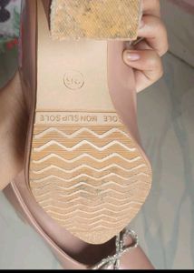 3.5inch  Pink Bow Heels