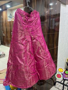 Vibrant Pink Brocade Ethnic cord set
