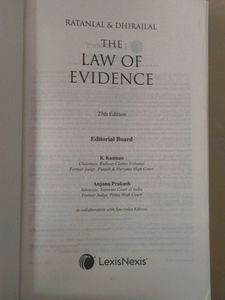 The Law of Evidence - 27th Edition