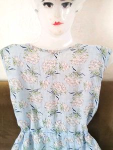 Floral Print Casual Dress size-36-38