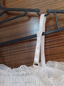 Floral Lace Trim Crop Top