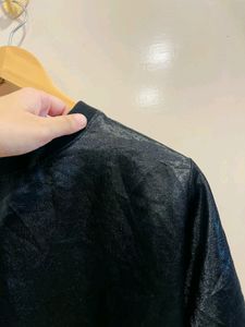 Satin Oversized Sweat Shirt
