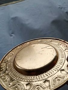 Vintage Ornate Gold Plate
