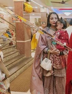 Elegant Lavender Pakistani Suit