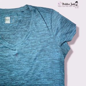 Blue V-Neck T-Shirt