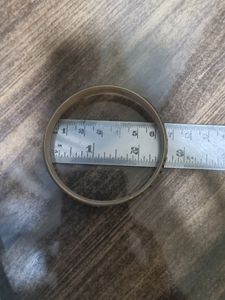 Vintage Etched Brass Bangle Set