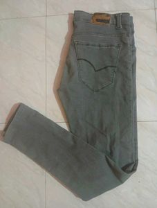 Men's Slim Fit Grey Casual Pants