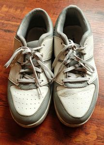 Stylish White &amp; Grey Sneakers