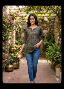 Floral Print Kurta for Women